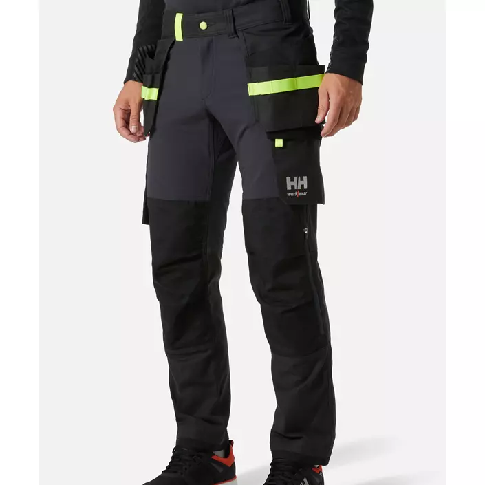 Helly Hansen Oxford 4X craftsman trousers full stretch, Ebony/black, large image number 1