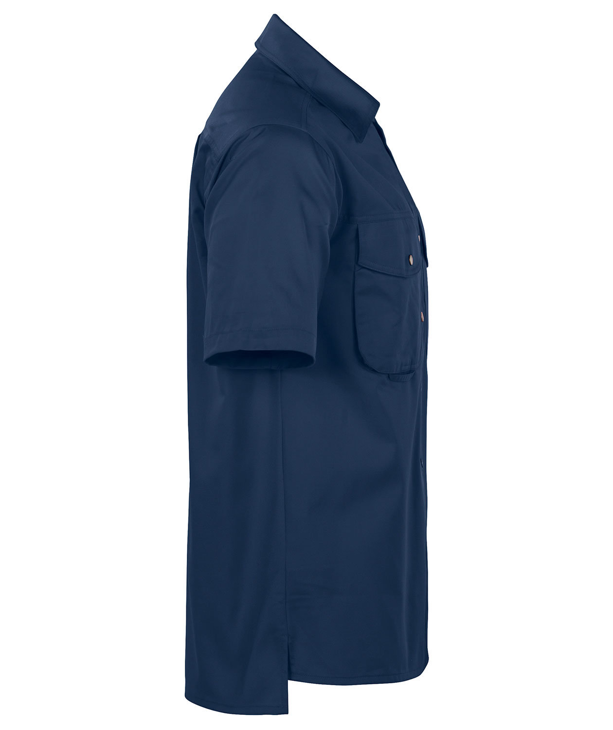 ProJob kort&auml;rmad serviceskjorta 4201, Marinbl&aring;, large image number 3