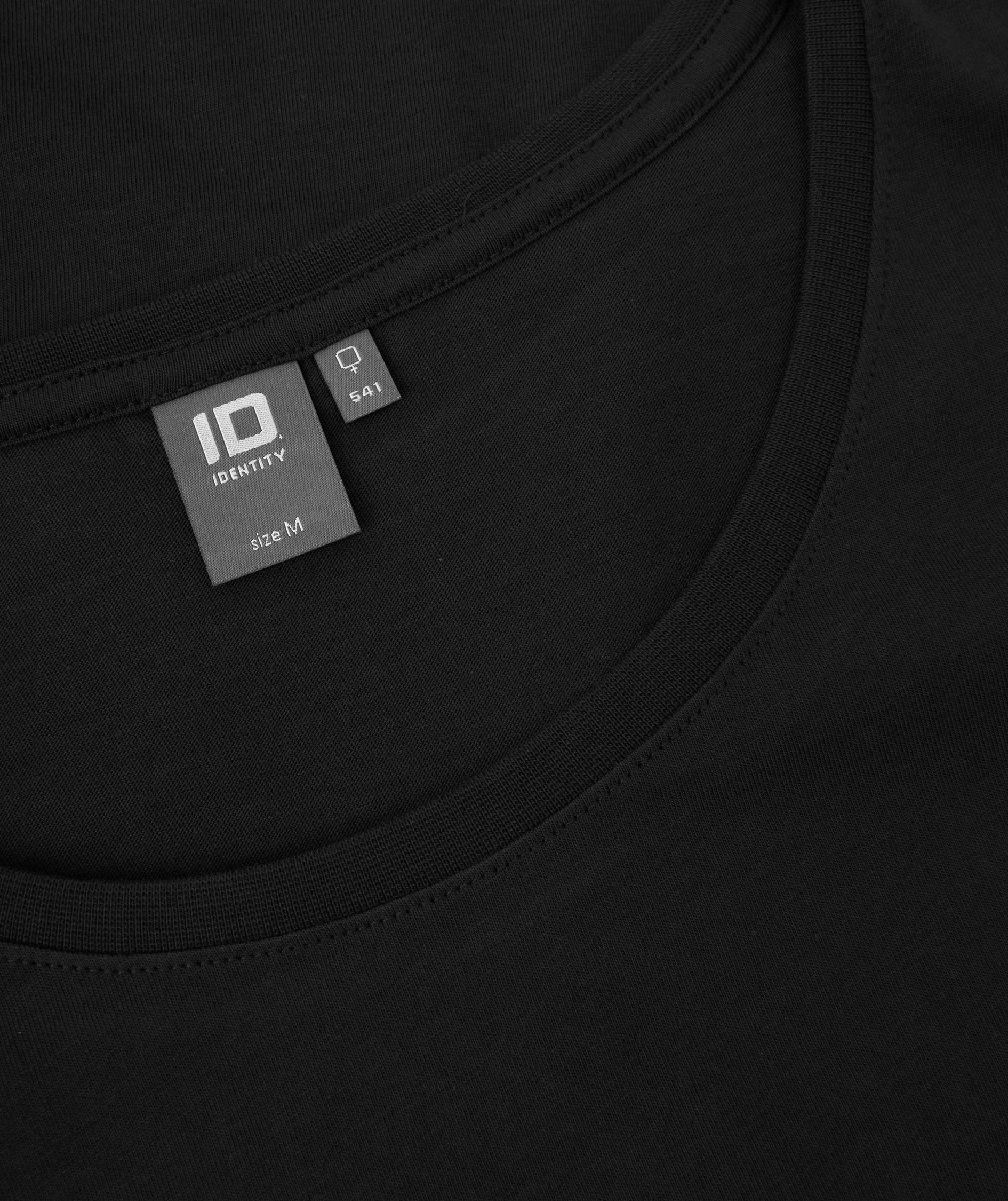 ID O-ringad T-shirt dam, Svart, large image number 3