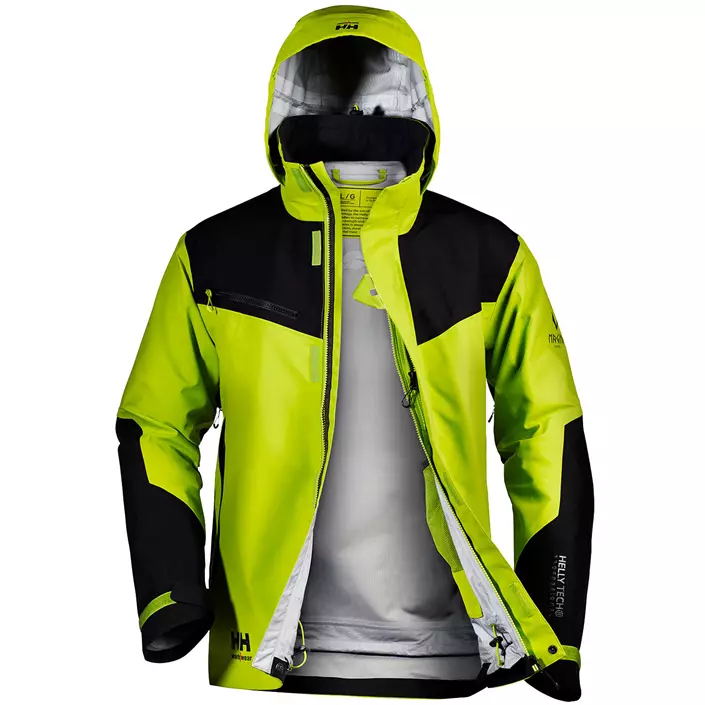 Helly Hansen Magni shell jacket, Dark Lime, large image number 4