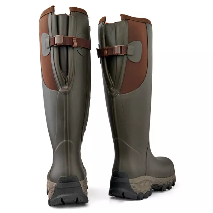 Gateway1 Moor Country Lady 18" 3mm side-zip rubber boots, Dark brown, large image number 3