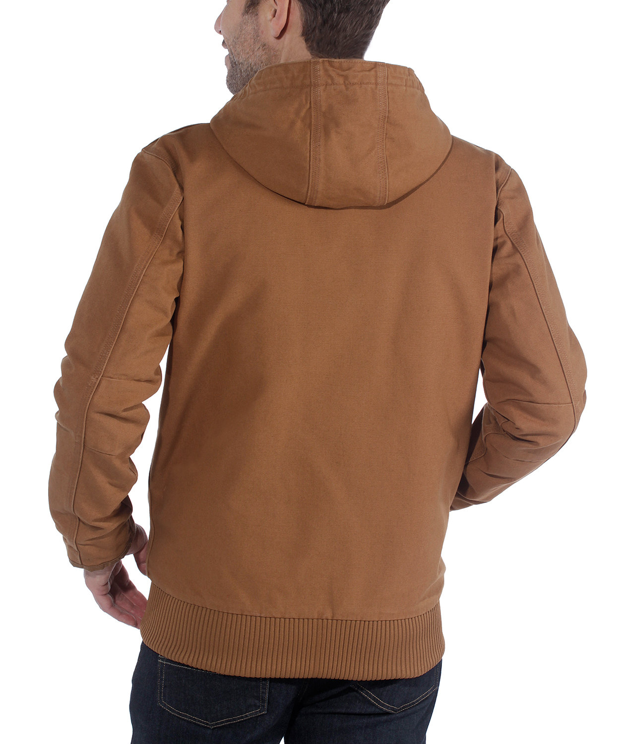 Carhartt Duck Active vattert arbeidsjakke, Carhartt Brown, large image number 4
