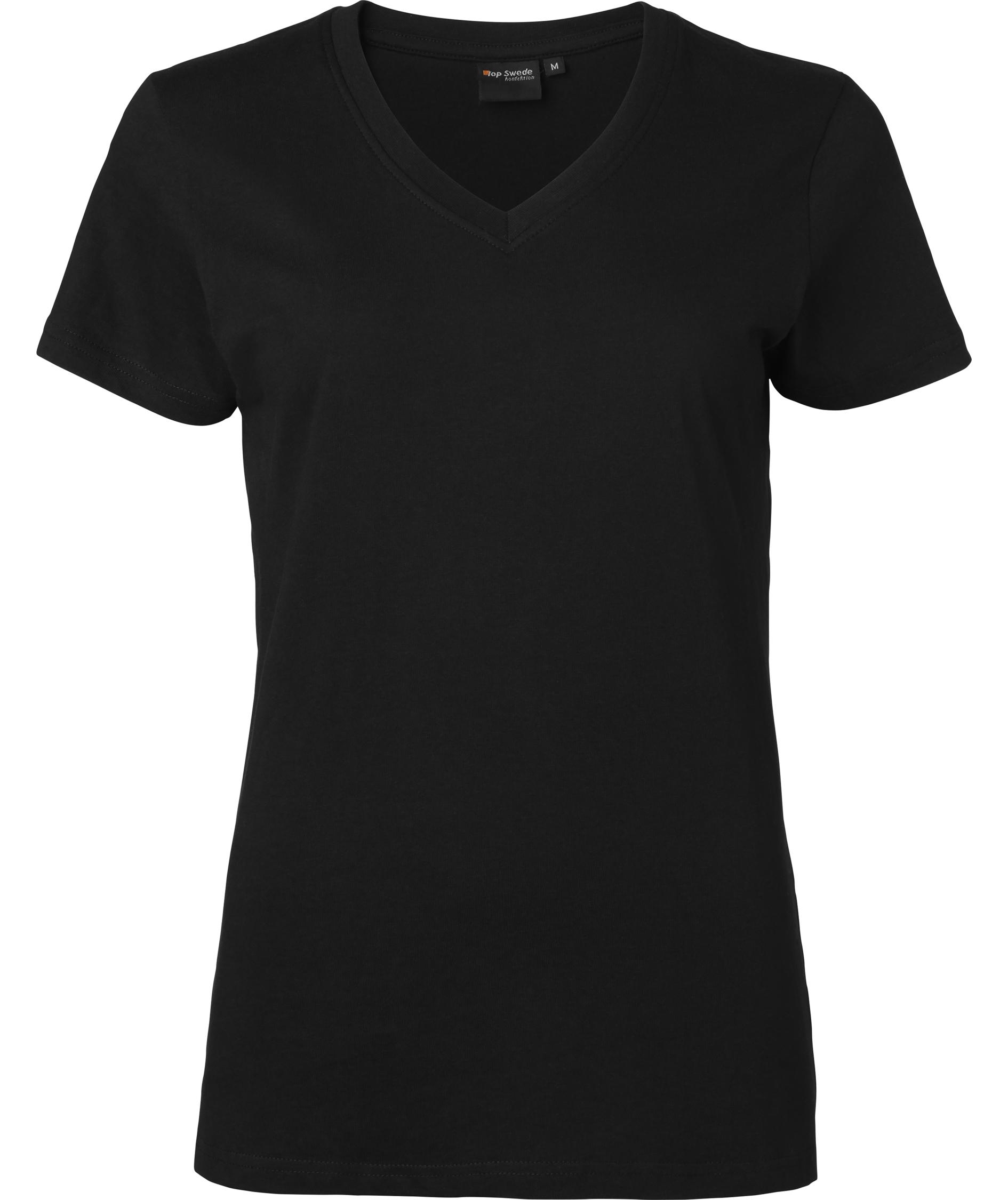 Top Swede T-shirt 202 dam, Svart