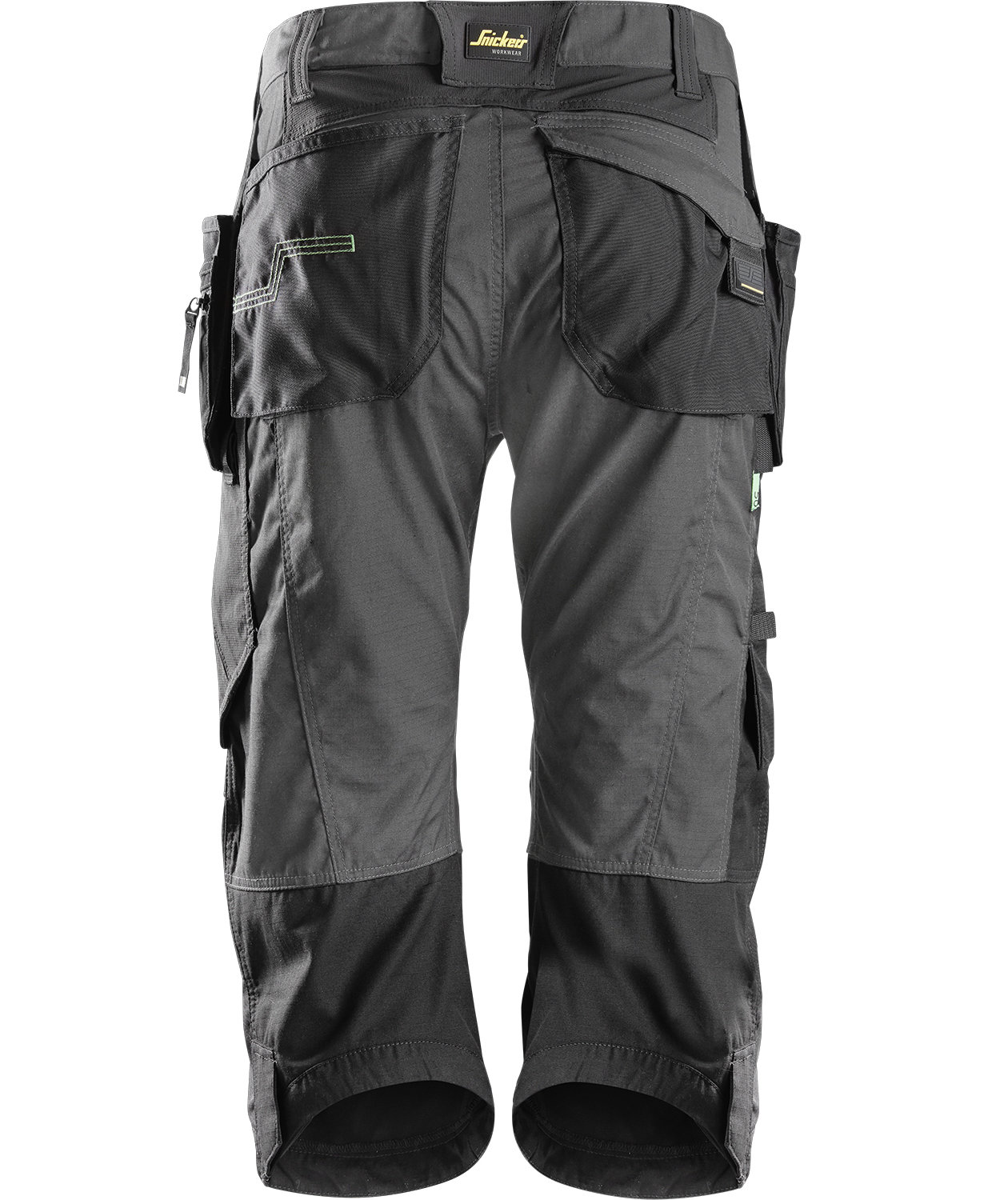 Snickers craftsman knee pants FlexiWork 6905, Steel Grey/Black