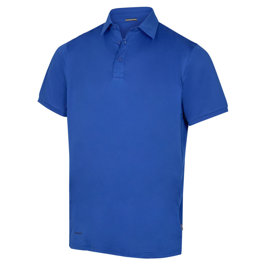Pitch Stone Recycle polo T-shirt, Azure
