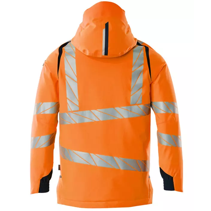 Mascot Accelerate Safe winter jacket, Hi-Vis Orange/Dark Marine, large image number 1
