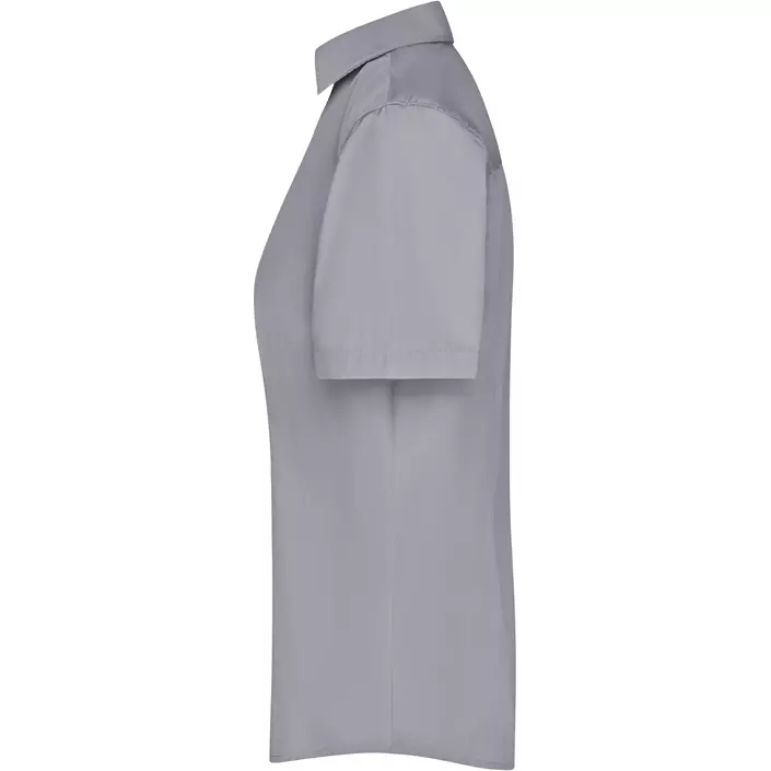 James & Nicholson women's short-sleeved Modern fit shirt, Grey, large image number 3