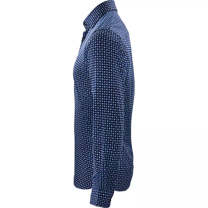 J. Harvest & Frost Piqué Indigo Bow 131 regular fit skjorte, Blue Print, large image number 2