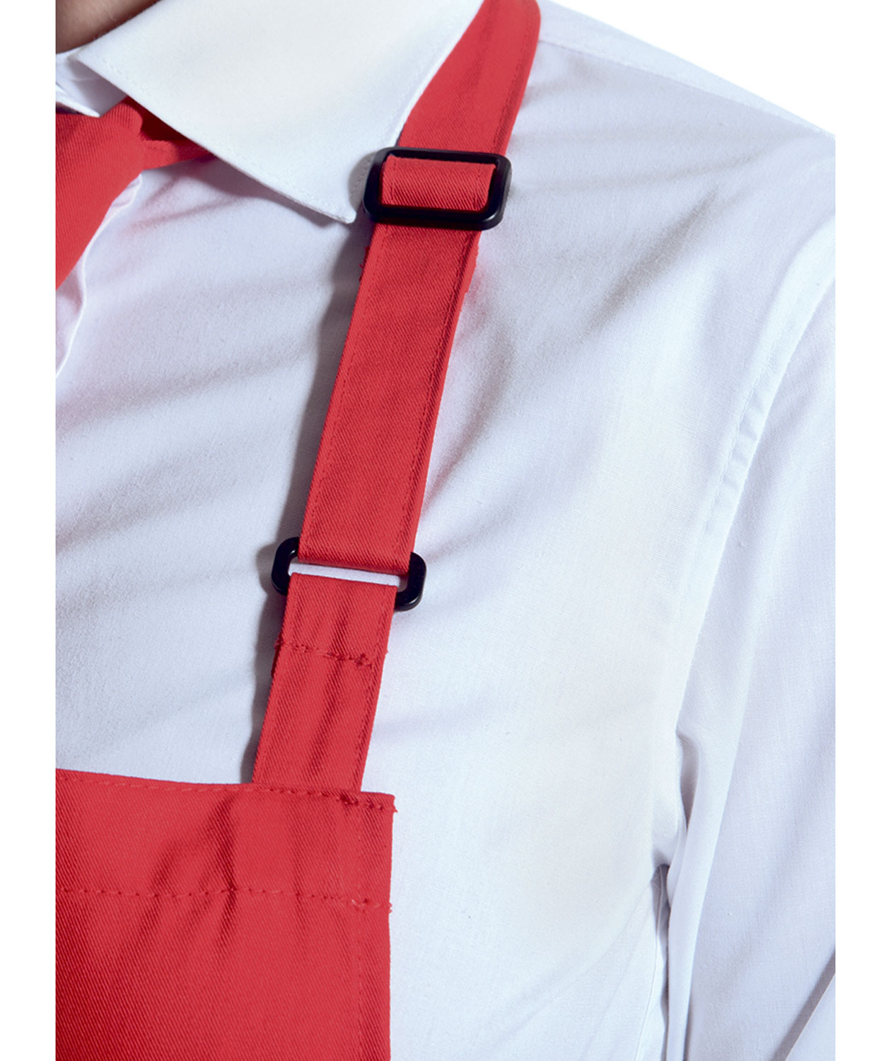 Karlowsky Basic water-repellent bib apron, Red