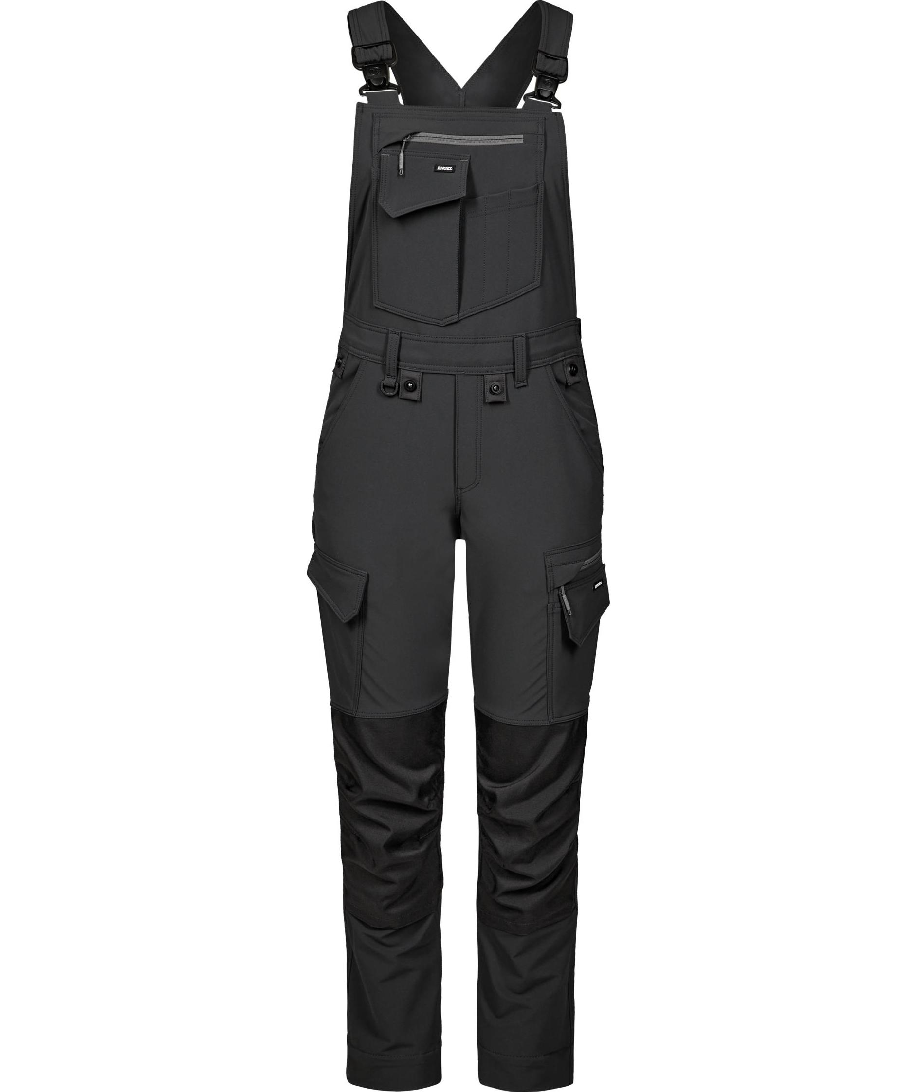 Engel Entire h&auml;ngselbyxa full stretch dam, Anthracite Grey/Black, Anthracite Grey/Black, swatch