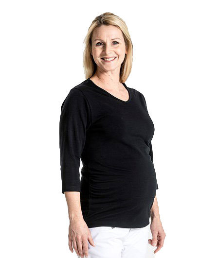 Hejco 3/4 &auml;rmad mamma T-shirt, Svart, large image number 2