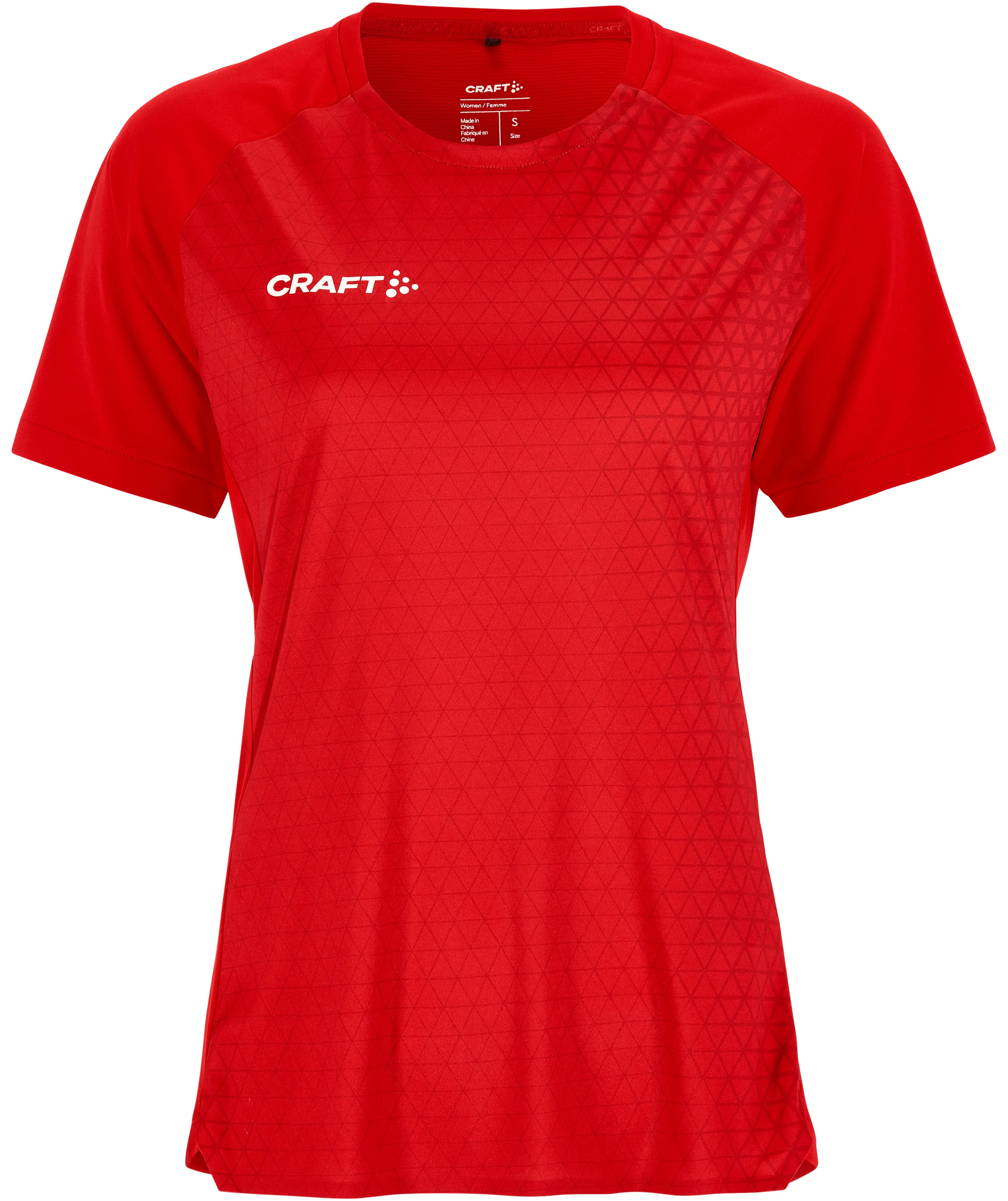 Craft Extend 2.0 Graphic dame T-shirt, Bright red, Bright red, swatch