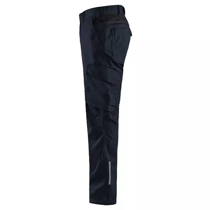 Blåkläder service trousers, Dark Marine/Black, large image number 3