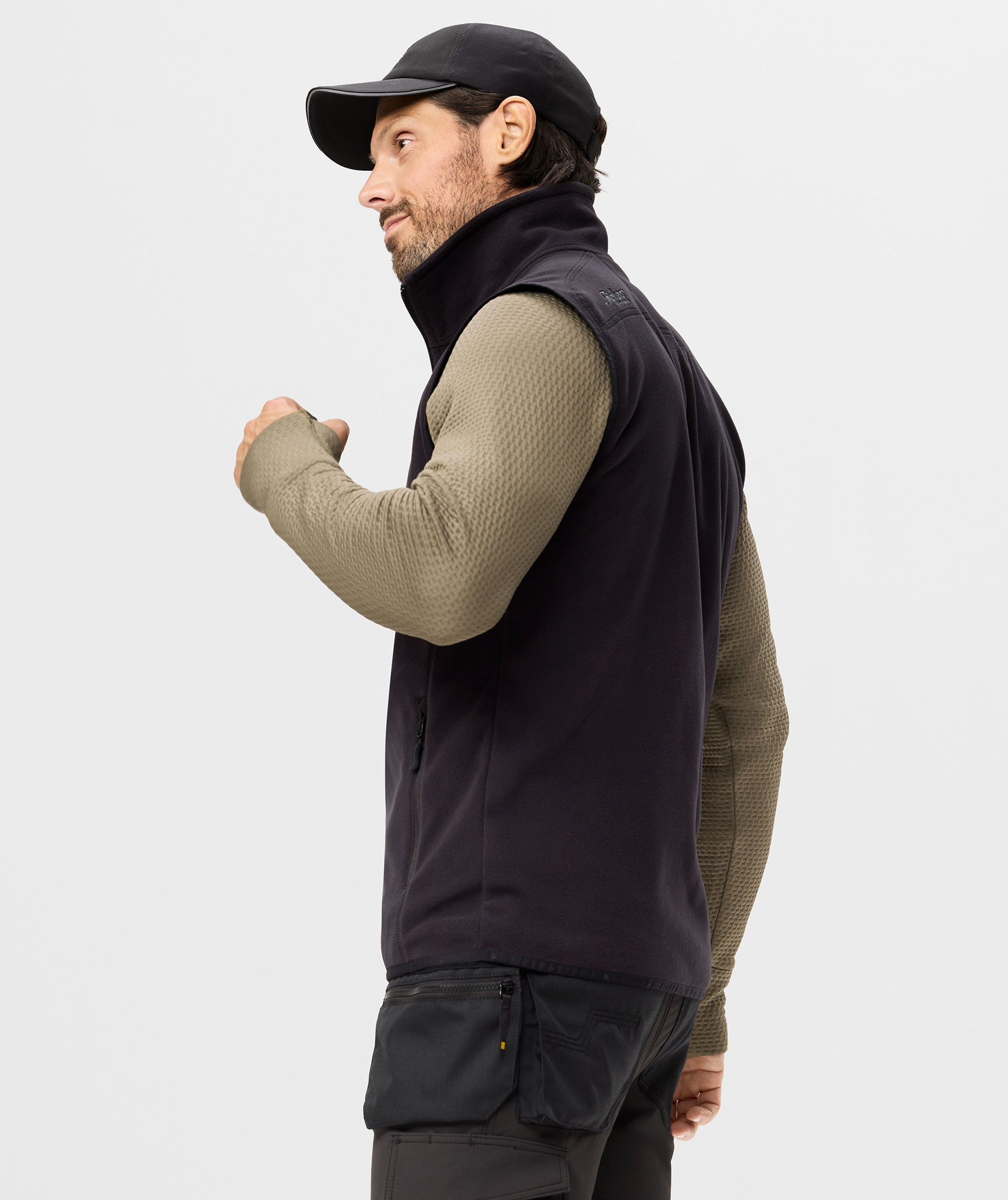 Snickers Polartec&reg; fleece vest 8424, Black, large image number 3