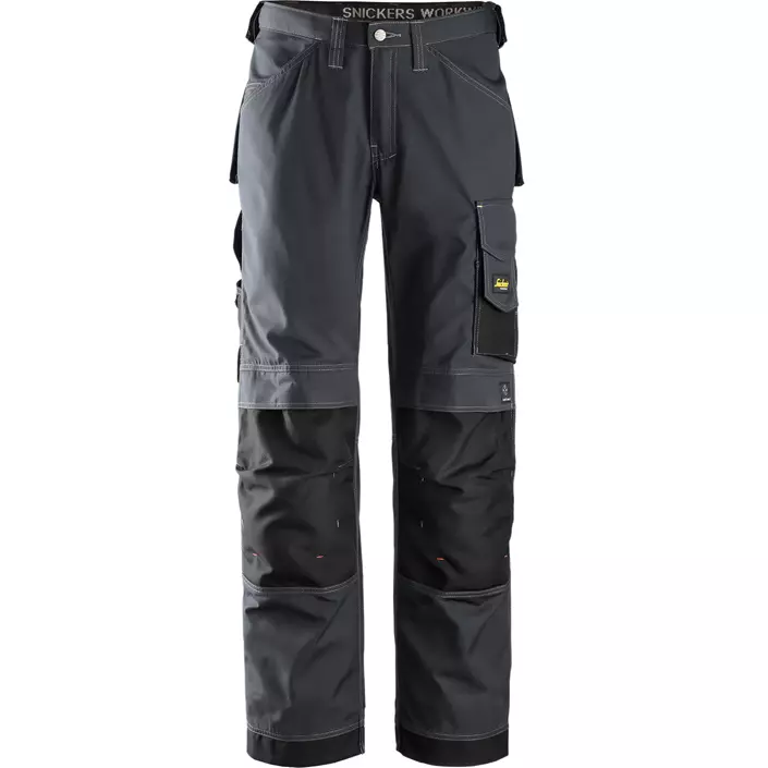 Snickers work trousers 3313, Steel Grey/Black, large image number 0