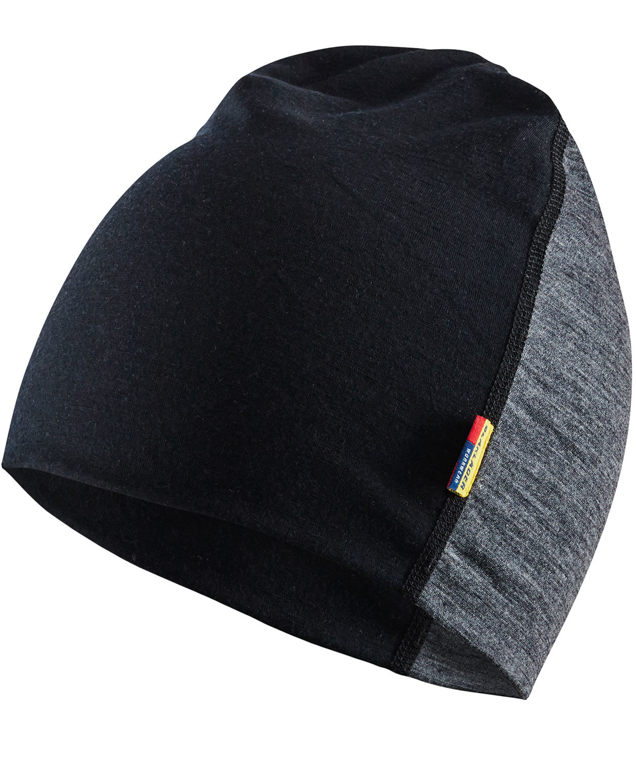 Bl&aring;kl&auml;der M&uuml;tze mit Merinowolle, Grau/Schwarz, Grau/Schwarz, large image number 0