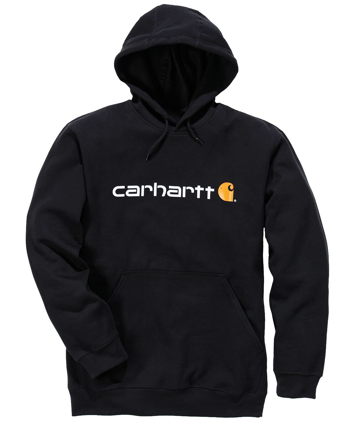 Carhartt Marquette Logo hoodie Midweight, Svart