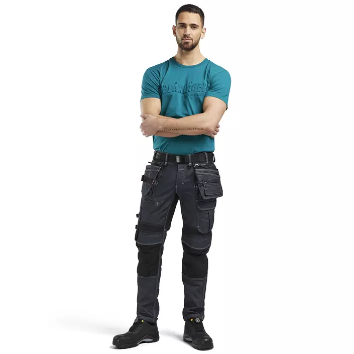 Blåkläder T-shirt, Blågrön, large image number 1