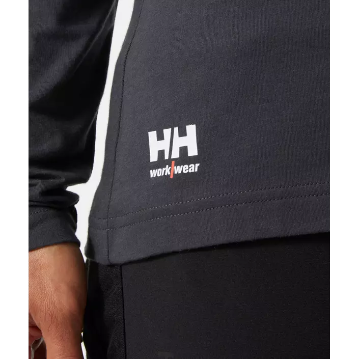 Helly Hansen Classic langermet T-skjorte dame, Mørkegrå, large image number 5