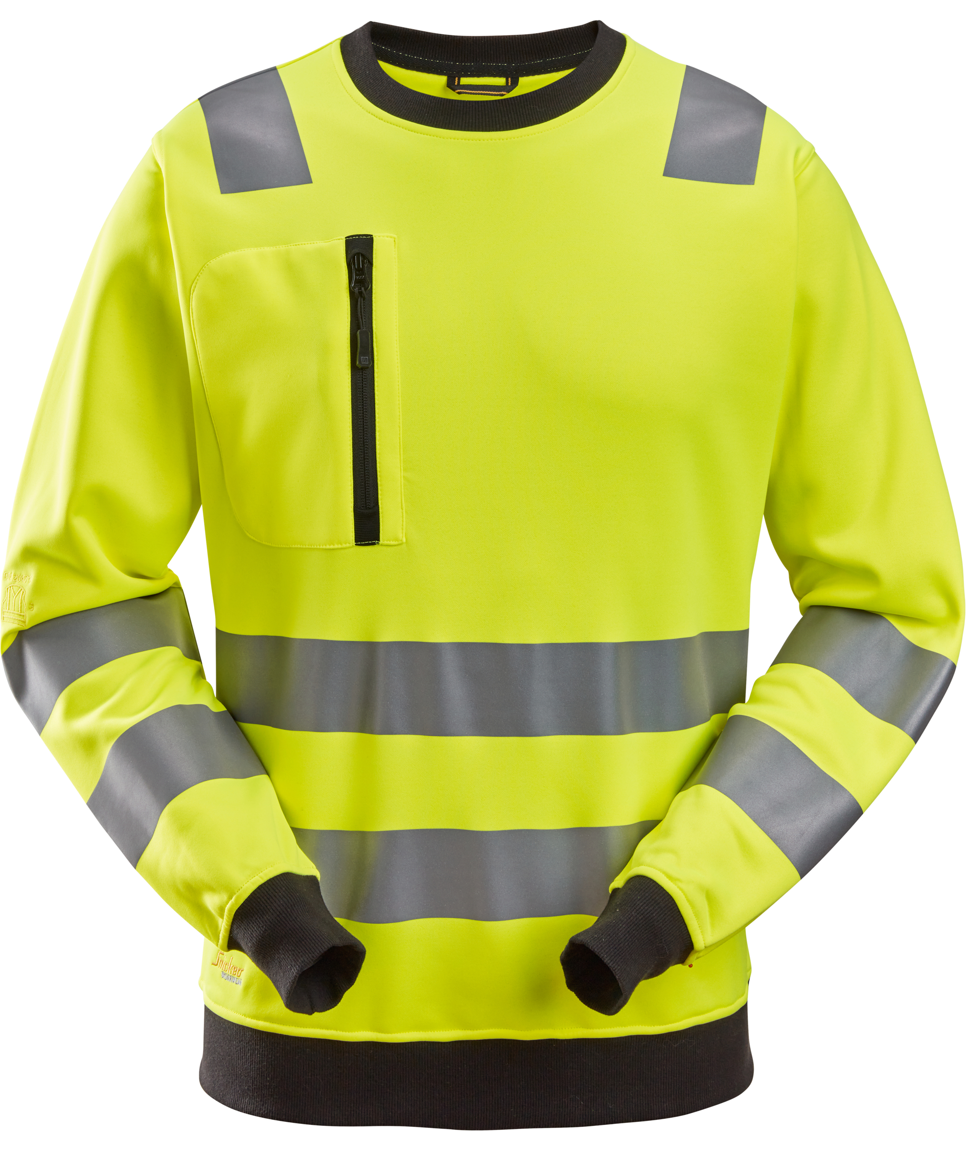 Snickers AllroundWork Sweatshirt 8037, Hi-Vis Gelb
