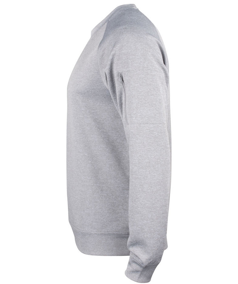 Clique Basic Active  sweatshirt, Grey Melange, large image number 6