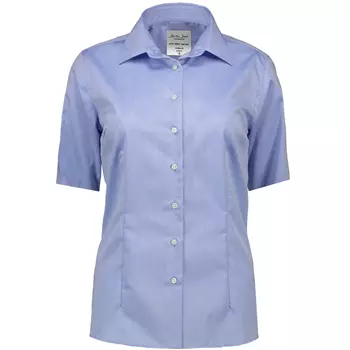 Seven Seas Fine Twill kortärmad Modern fit skjorta dam, Ljusblå