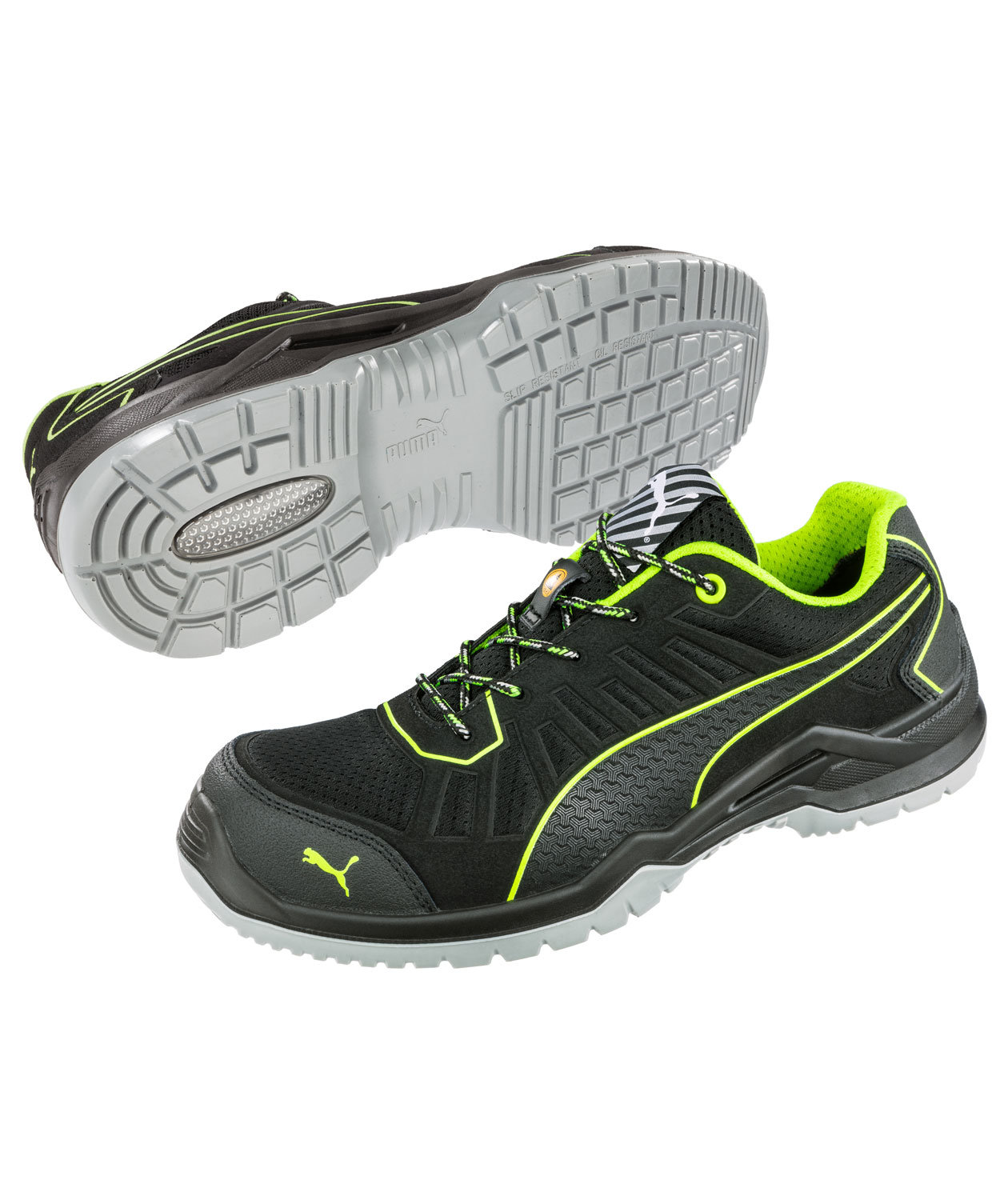 Puma Fuse TC Low safety shoes S1P, Black/Green, large image number 5