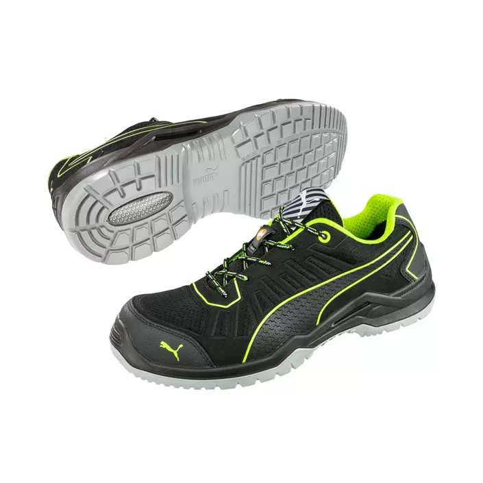 Puma Fuse TC Low safety shoes S1P, Black/Green, large image number 5