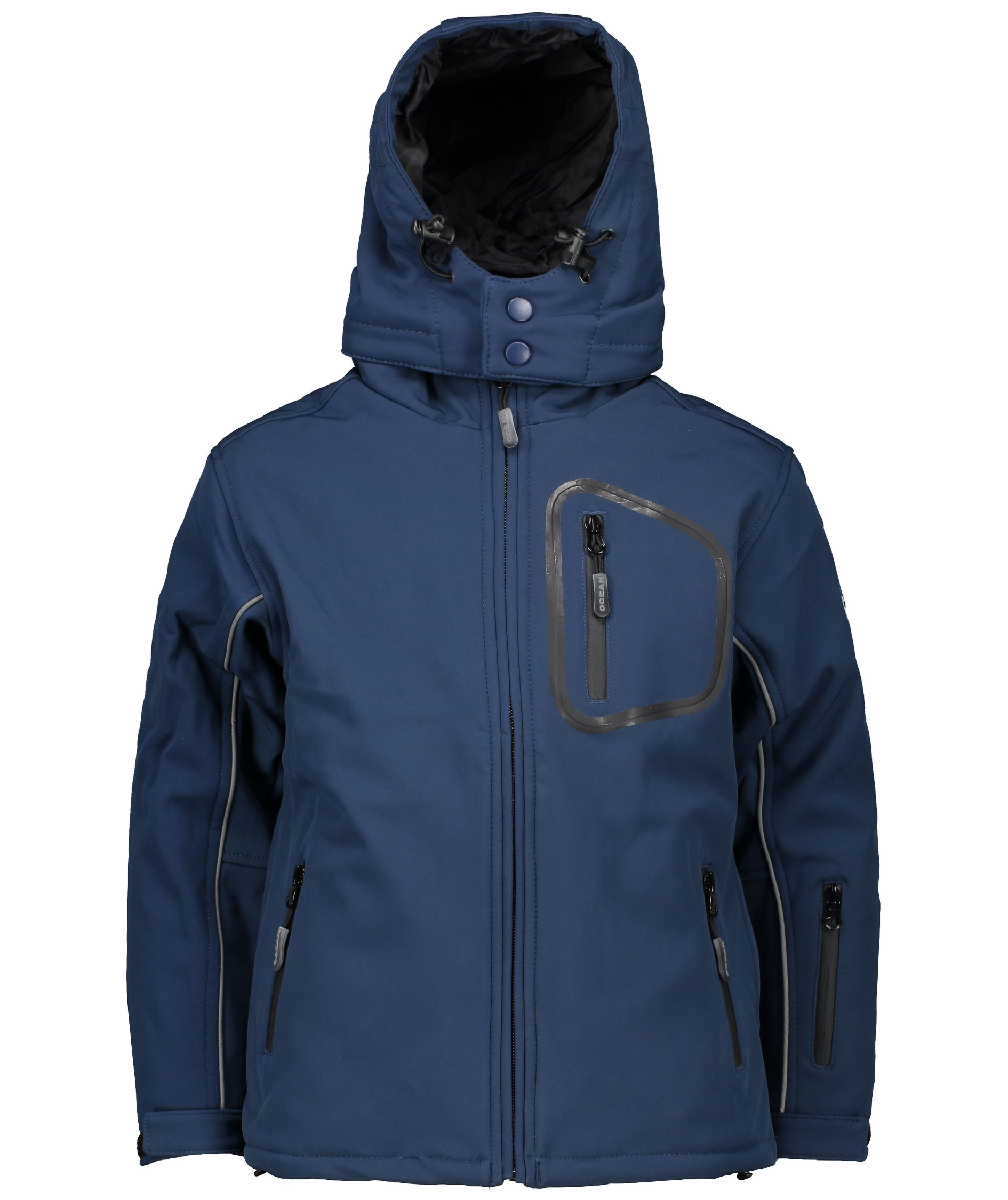 Ocean softshell jacket for kids, Marine Blue, large image number 2