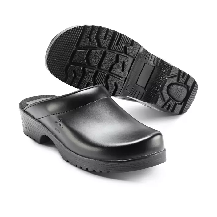 2nd quality product Sika Flexika clogs without heel cover, Black, large image number 0
