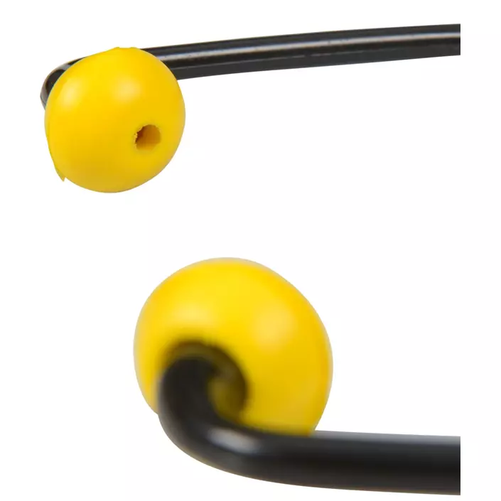 OX-ON Comfort banded earplugs, Black/Yellow, Black/Yellow, large image number 1