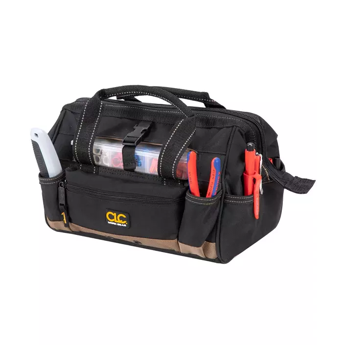 CLC Work Gear 1533 small tool bag, Black/Brown, Black/Brown, large image number 4