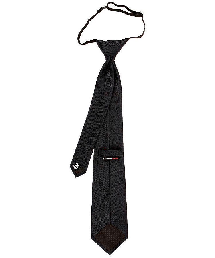 Connexion Tie safety tie with elastic, Black