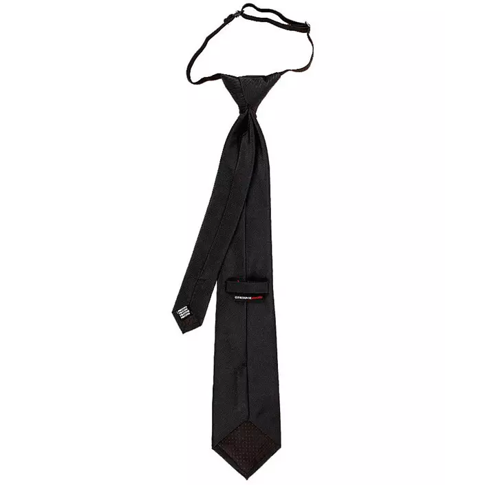 Connexion Tie safety tie with elastic, Black, Black, large image number 1