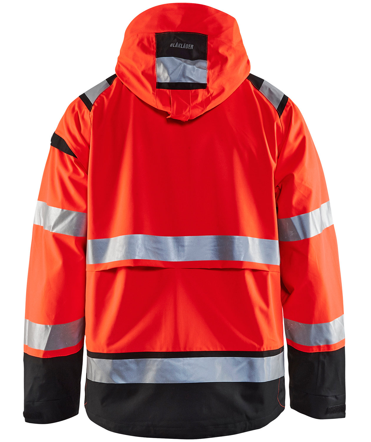 Bl&aring;kl&auml;der shell jacket, Hi-vis Red/Black