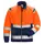 Fristads fleece jacket 4041, Hi-vis Orange/Marine, Hi-vis Orange/Marine, swatch