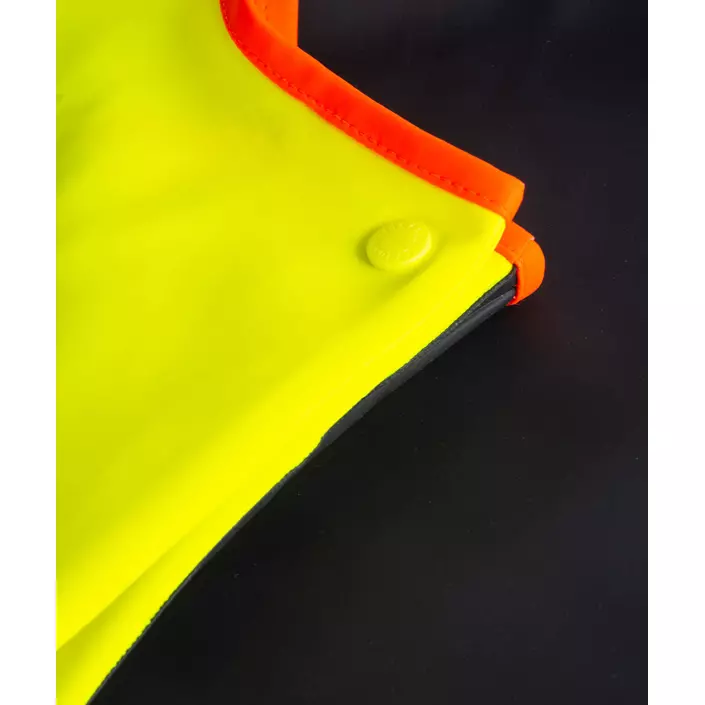 Lyngsøe PVC rain bib and brace, Hi-vis Yellow/Marine, large image number 2