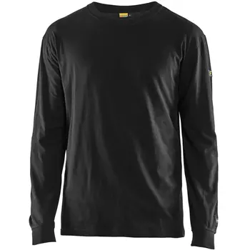 Blåkläder Anti-Flame langärmliges T-Shirt, Schwarz