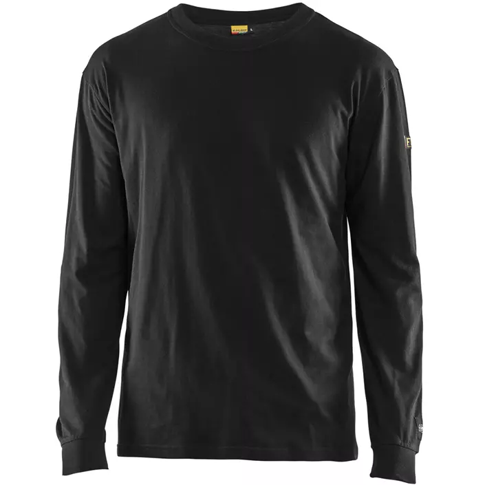 Blåkläder Anti-Flame langermet T-skjorte, Svart, large image number 0