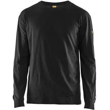 Blåkläder Anti-Flame langärmliges T-Shirt, Schwarz