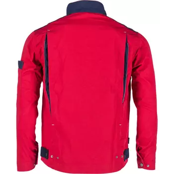 Kramp Original work jacket, Red/Marine Blue