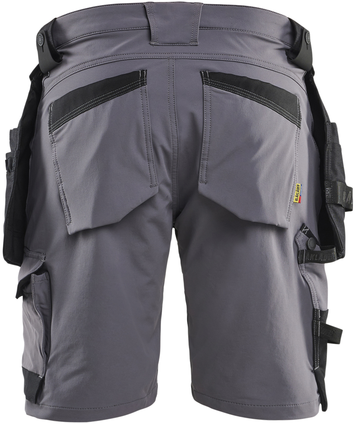 Bl&aring;kl&auml;der&nbsp;craftsman shorts full stretch, Medium grey/black