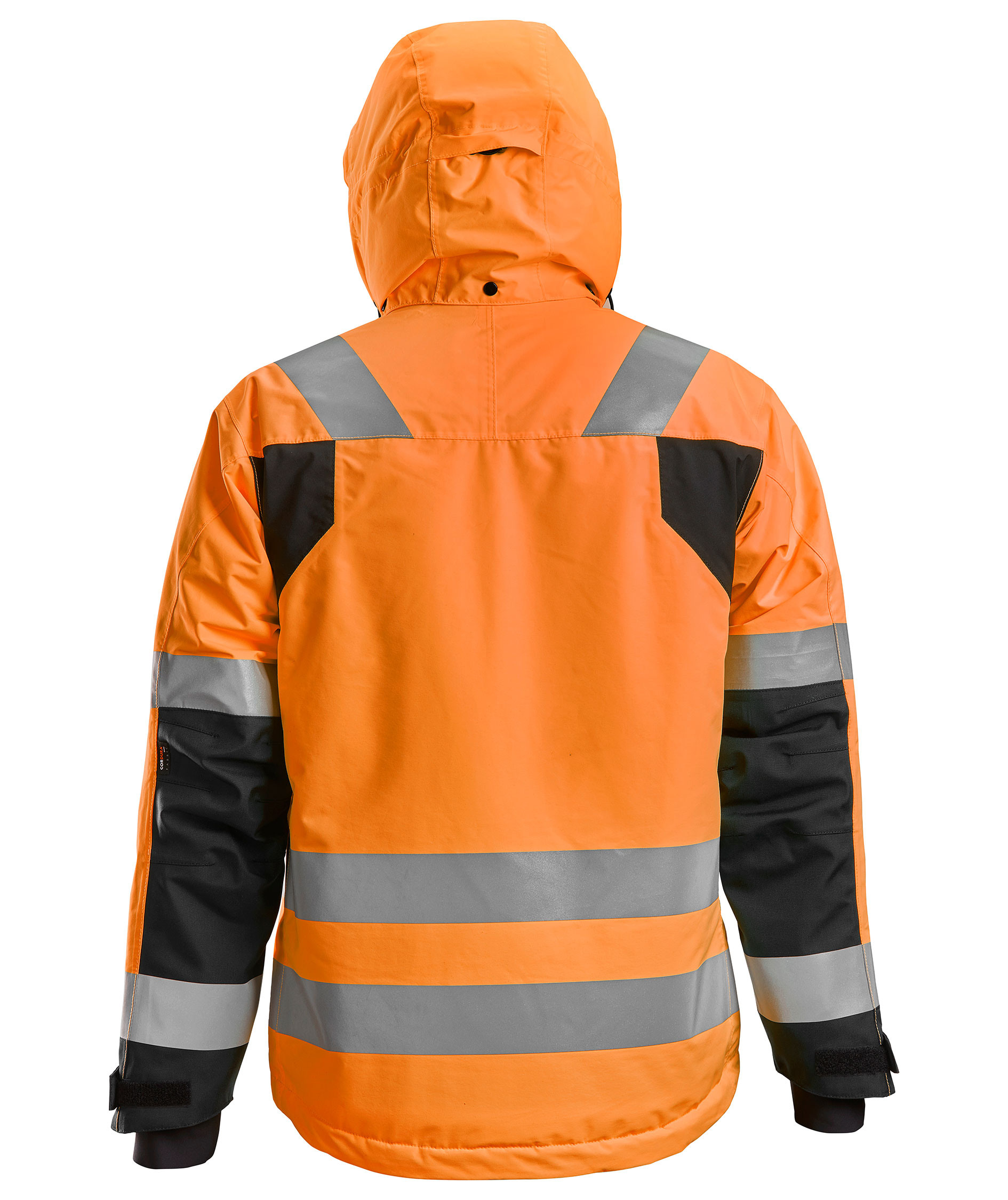 Snickers AllroundWork shell jacket 1132, Hi-Vis Orange/Black, large image number 1