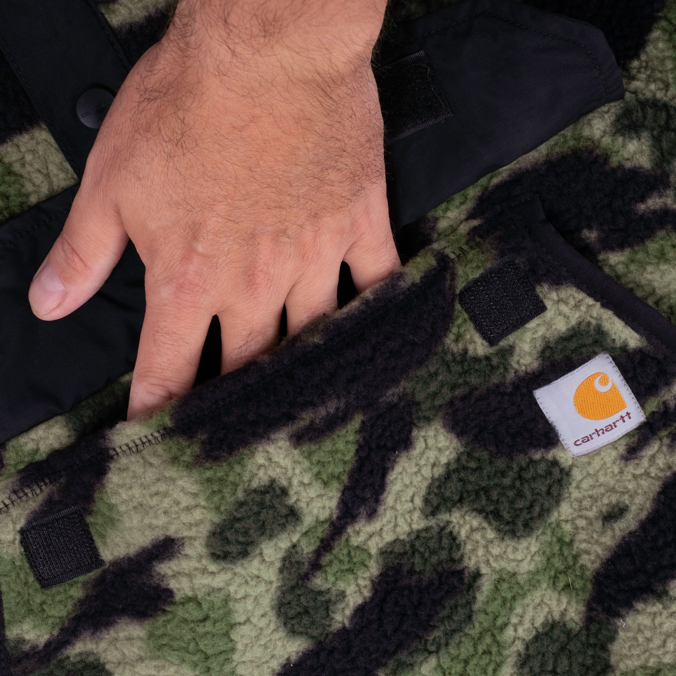 Carhartt Faserpelz Pullover, Camouflage, Camouflage, large image number 5