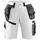 Blåkläder håndværkershorts X1500, Hvid/mørk grå, Hvid/mørk grå, swatch