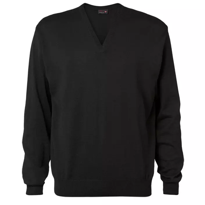 CC55 Copenhagen stickad tröja med merinoull, Svart, large image number 0