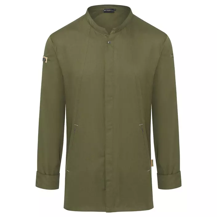 Karlowsky Green-generation chefs jacket, Moss green, large image number 0