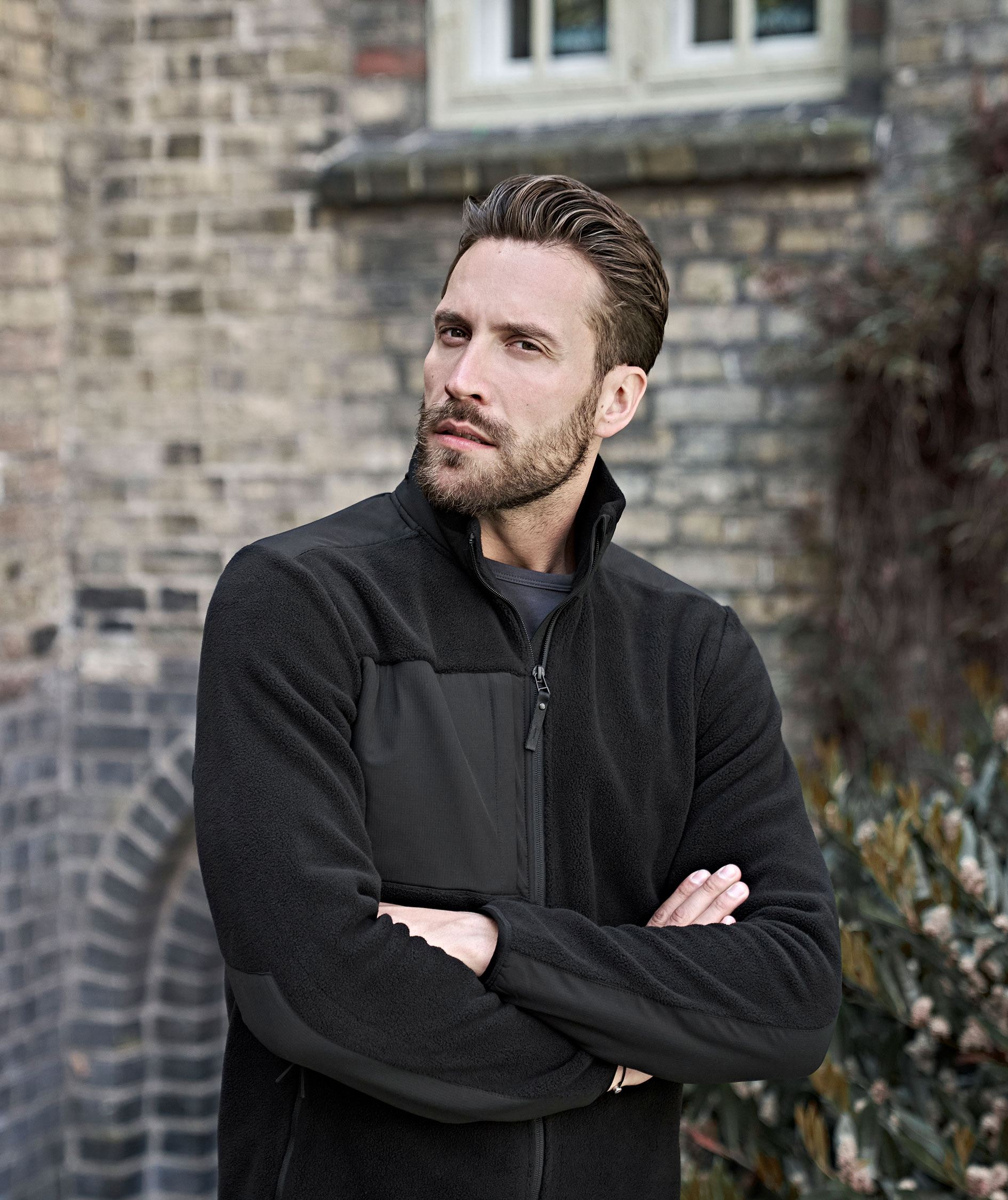 Tee Jays Mountain fleece jacket, Black, large image number 9