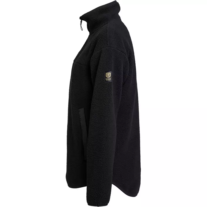 Tenson Yoke Damen Faserpelz Halfzip, Black, large image number 4