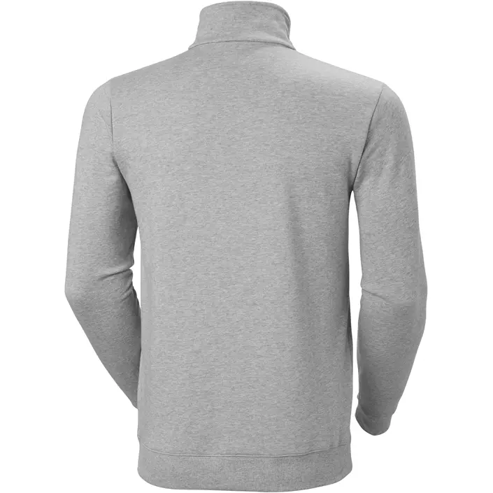 Helly Hansen Classic half zip sweatshirt, Grey melange , large image number 2